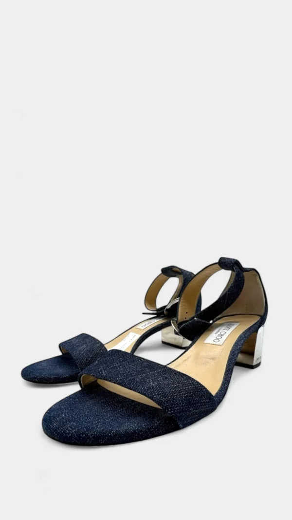 JIMMY CHOO – DEMIN SANDALS