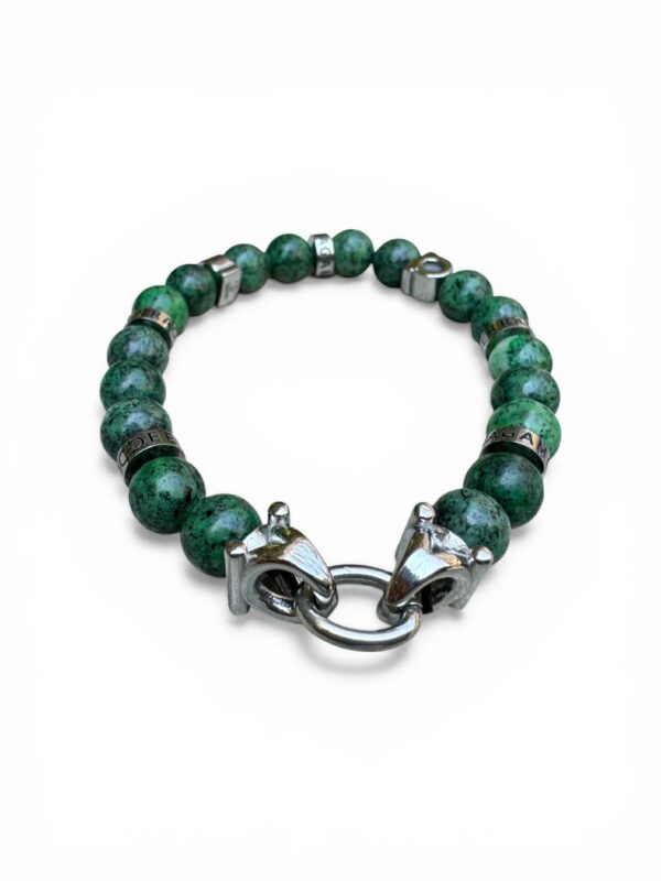 Pulsera Ferragamo cuentas de bolitas de piedras semi preciosas