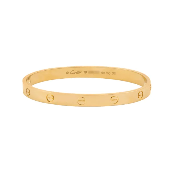 Brazalete Cartier Love Oro 18 k T. 19