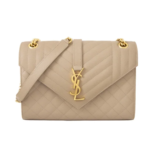 Crossbody Yves Saint Laurent Envelope nude full set