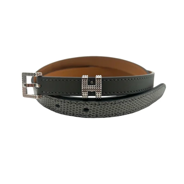 Cinturón Hermès Pop H Guilloché de cintura T.80