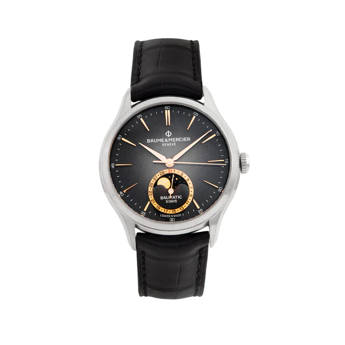 Reloj Baume & Mercier Clifton Baumatic Fase Lunar 39 mm