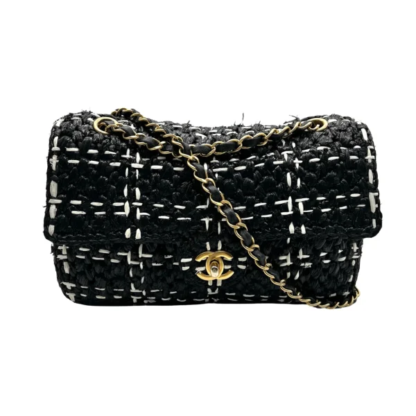 Bolsa Chanel Clásica rafia