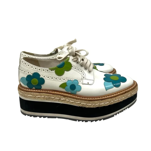 Zapatos Prada T.37.5 flores