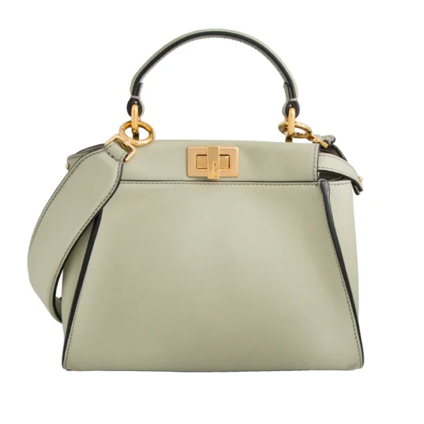 Bolso Fendi Vitello Mini Peekaboo Iconic Satchel