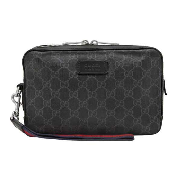 Pouch (sobaquera) Gucci GG Supreme Black