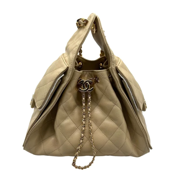 Bolsa Chanel 25 Pequeña nude